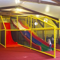 Fishers Farm Park soft Play play zone slide barn